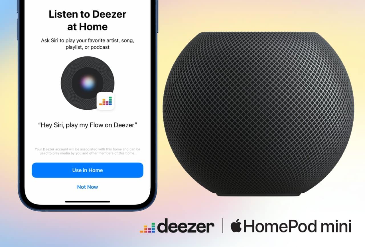 deezer homepod mini