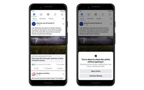 Facebook’tan haberlerin okunmasını hatırlatan yeni özellik