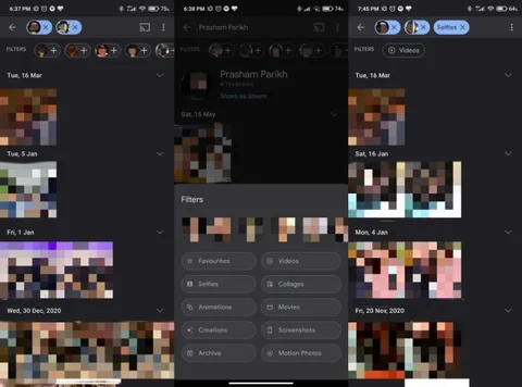 Google Fotoğraflar için yeni arama sonucu filtreleri geliyor