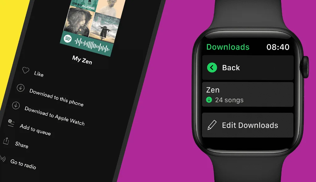 Spotify Apple Watch uygulamasına çevrimdışı müzik ve podcast dinleme imkanı