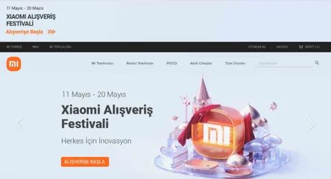 Xiaomi Türkiye için resmi online mağazasını açtı