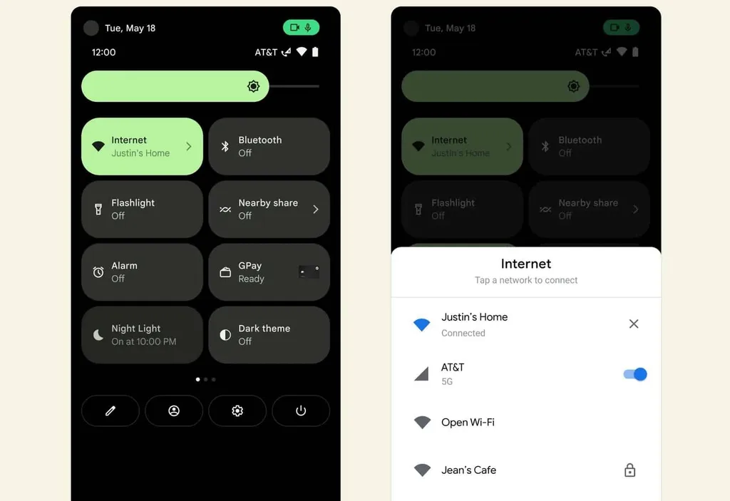 Android 12 Beta 2 sürümüyle eklenen yeni kablosuz kontrolleri
