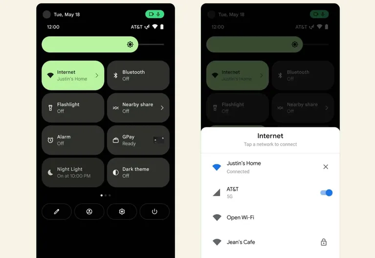Android 12 Beta 2 sürümüyle eklenen yeni kablosuz kontrolleri