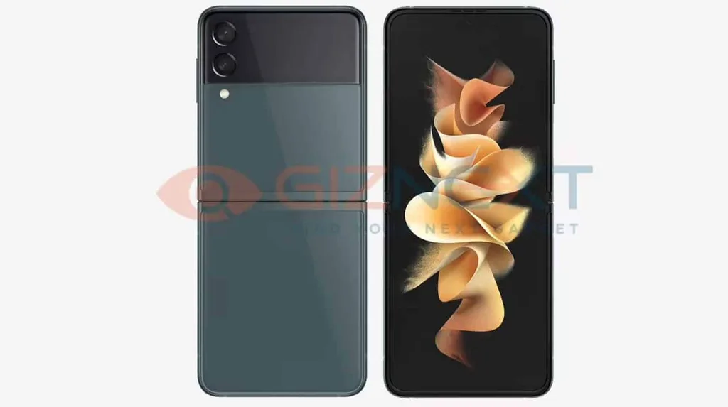 Galaxy Z Flip 3 görselleri farklı renk seçeneklerini gösteriyor