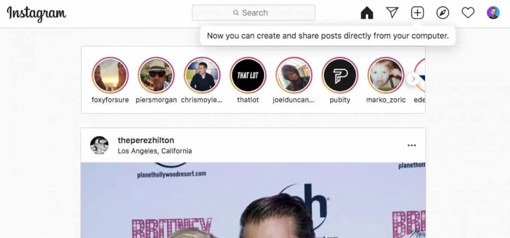 Instagram masaüstü sitesinden paylaşım için testlere başladı