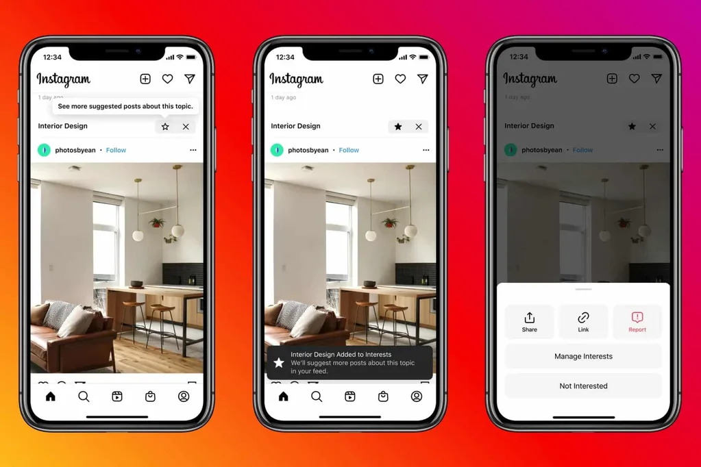 Instagram önerilen gönderileri akıştaki diğer paylaşımların üstüne koyuyor