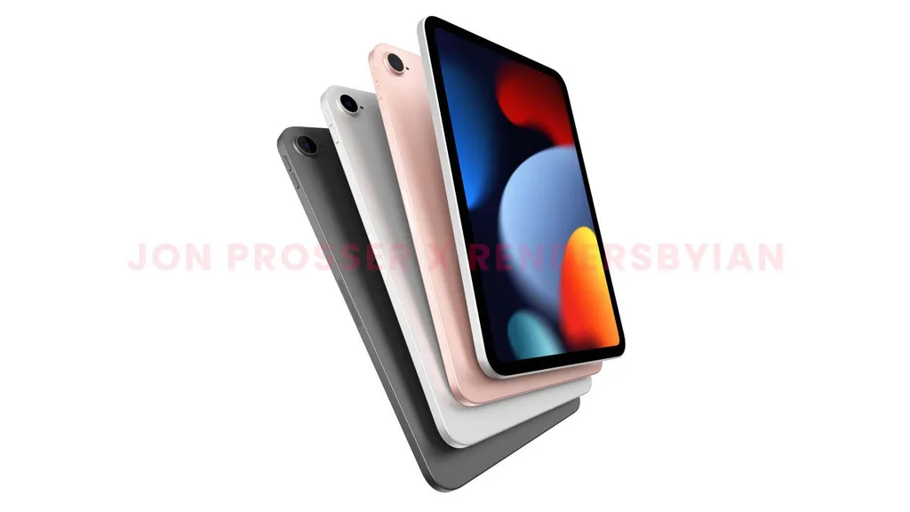 iPad mini 6 taslağı yeni tasarımı gösteriyor