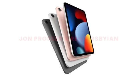 iPad mini 6 taslağı yeni tasarımı gösteriyor