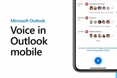 Microsoft Outlook iOS uygulaması için yeni ses özellikleri