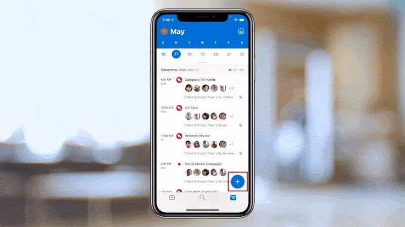 microsoft outlook ios