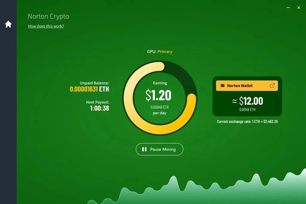 Norton sayesinde bilgisayarınız bir kriptopara madencilik aracına dönüşebilir