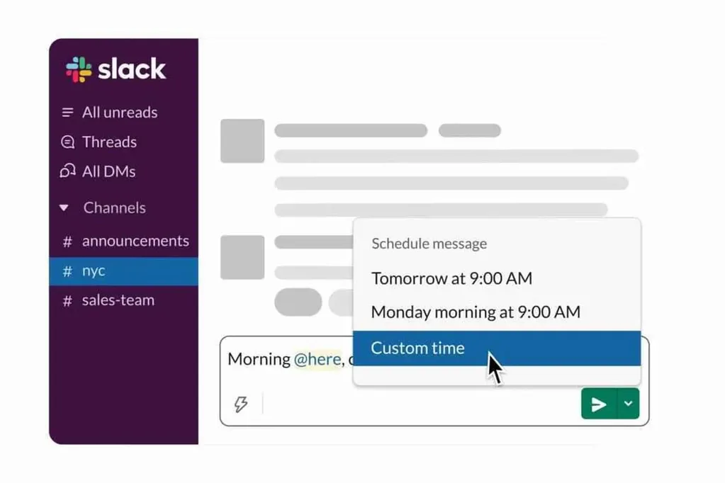 Slack planlı gönderme özelliğini kullanıcılara sunmaya başladı