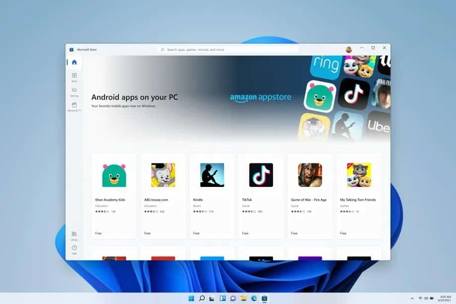 windows 11 android
