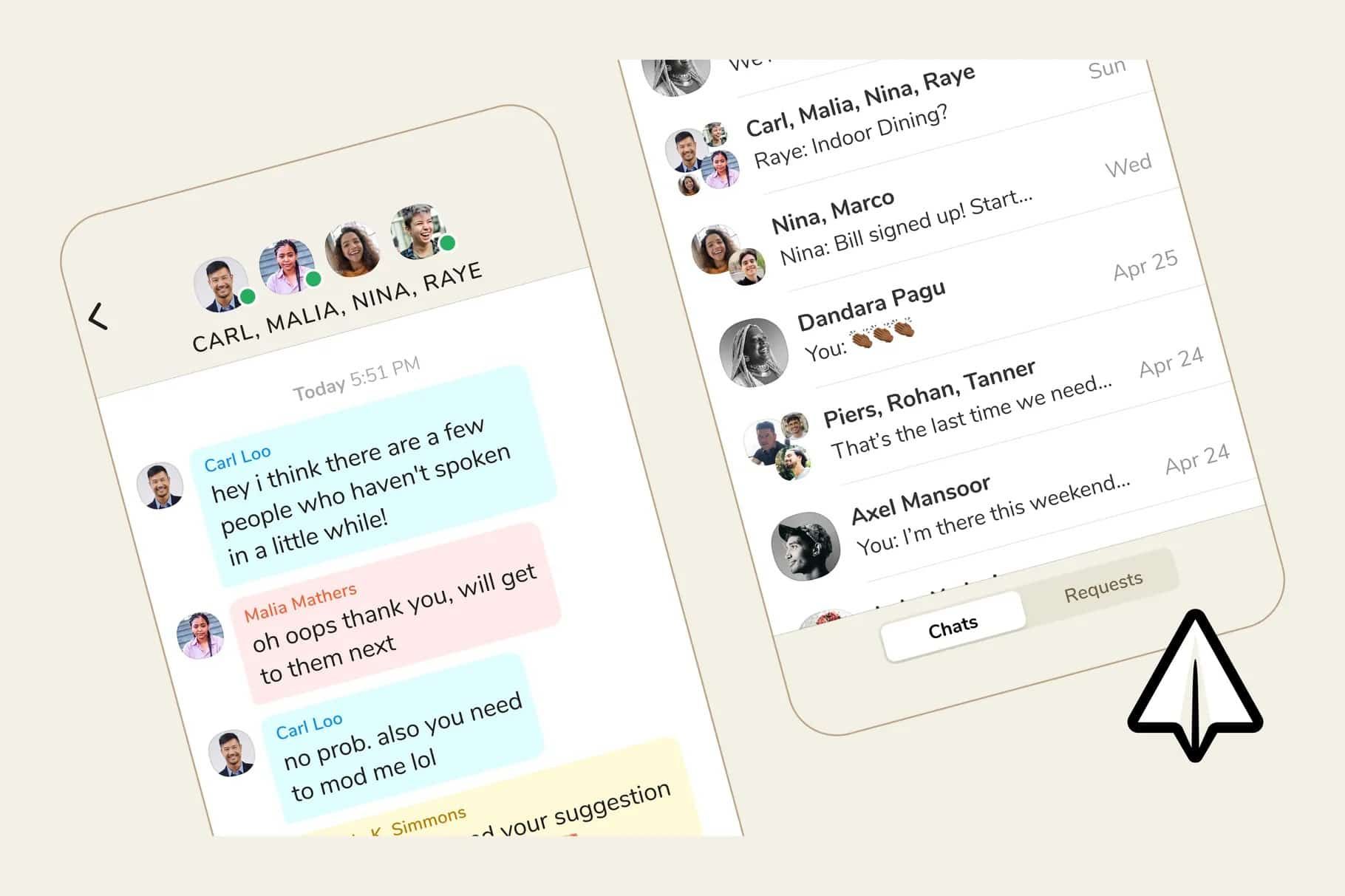 clubhouse backchannel