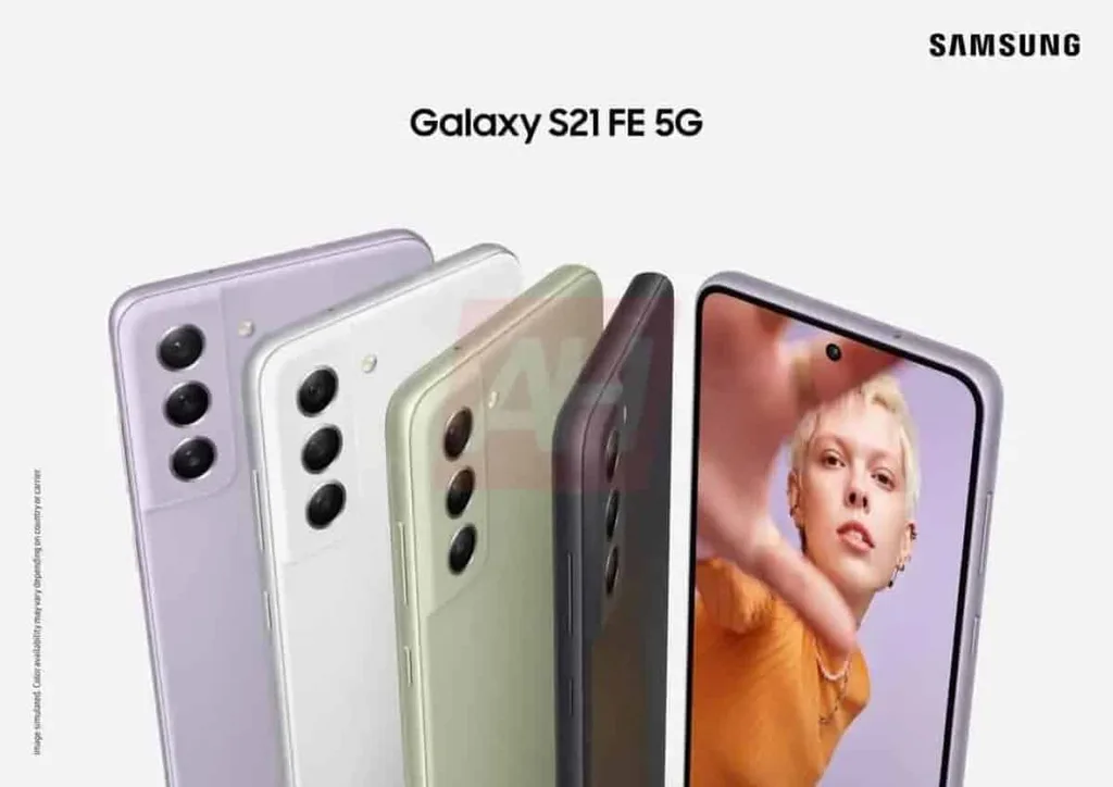Yeni Galaxy S21 FE sızıntısı renk seçeneklerini gösteriyor