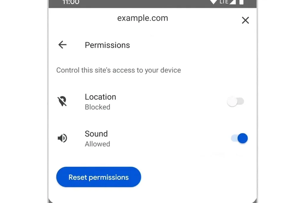 Chrome Android için site izinlerini daha kolay yönetme imkanı