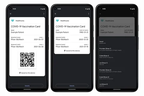 Google dijital COVID aşı kartları için Android’e destek ekliyor