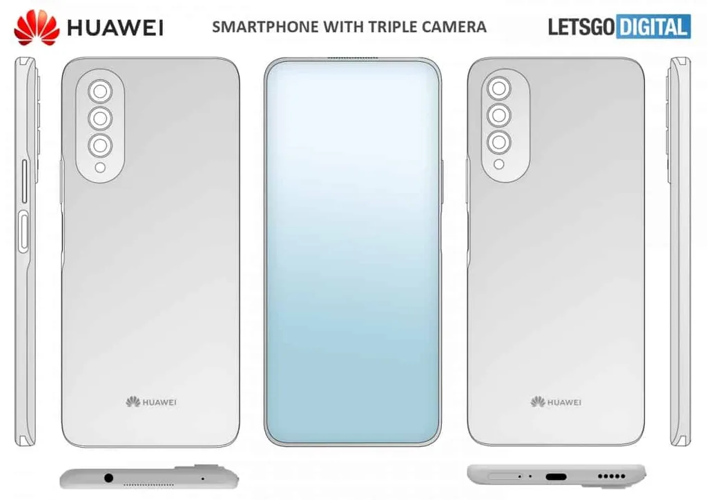 Huawei ekran içi ön kameralı telefon tasarımının patentini aldı