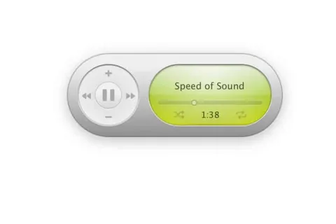 Mac OS X’un iTunes widget’ını izleyenler için modern Music Widget uygulaması
