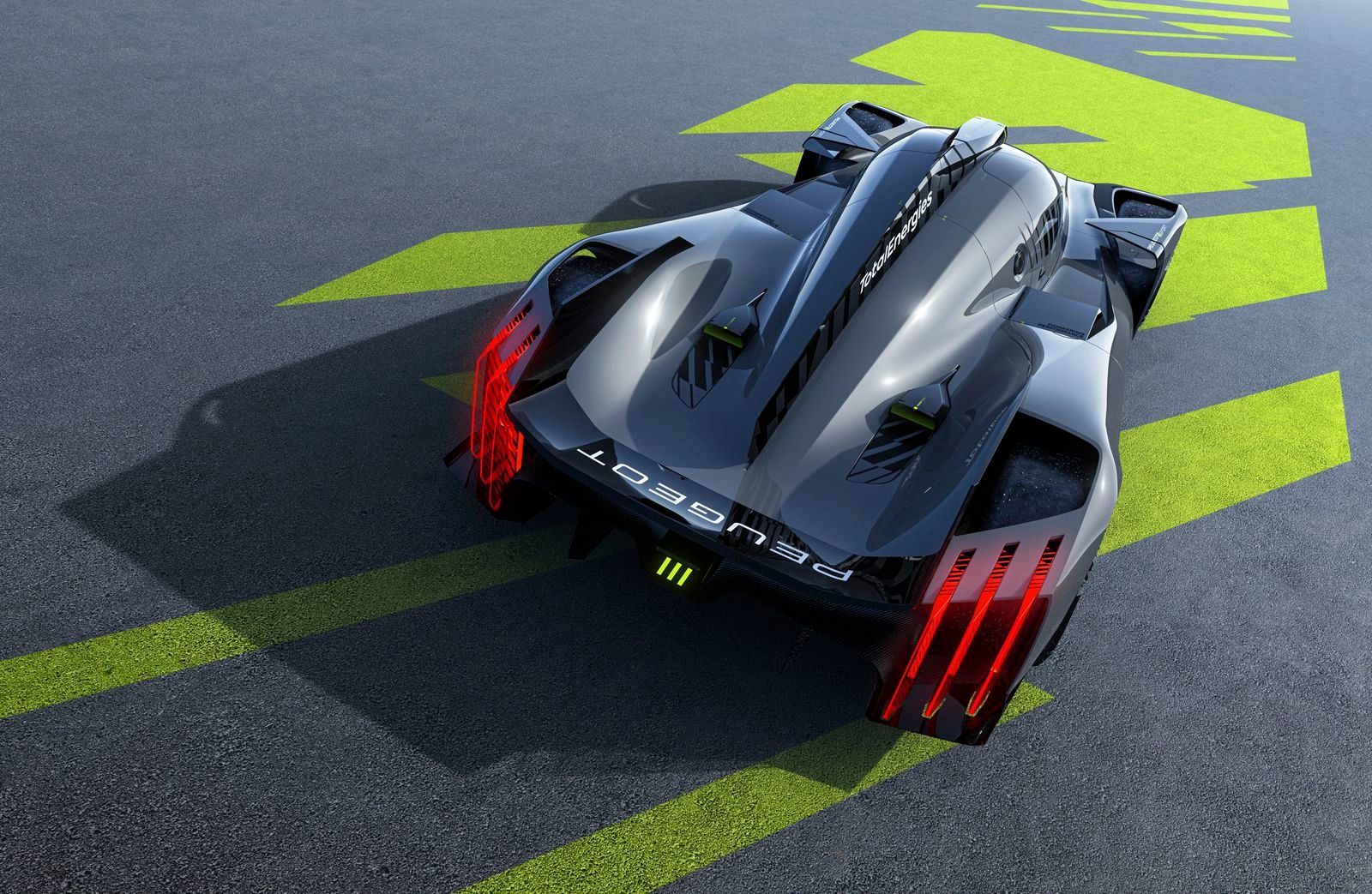 Peugeot arka kanatsız hiper yarış otomobili 9X8’i tanıttı