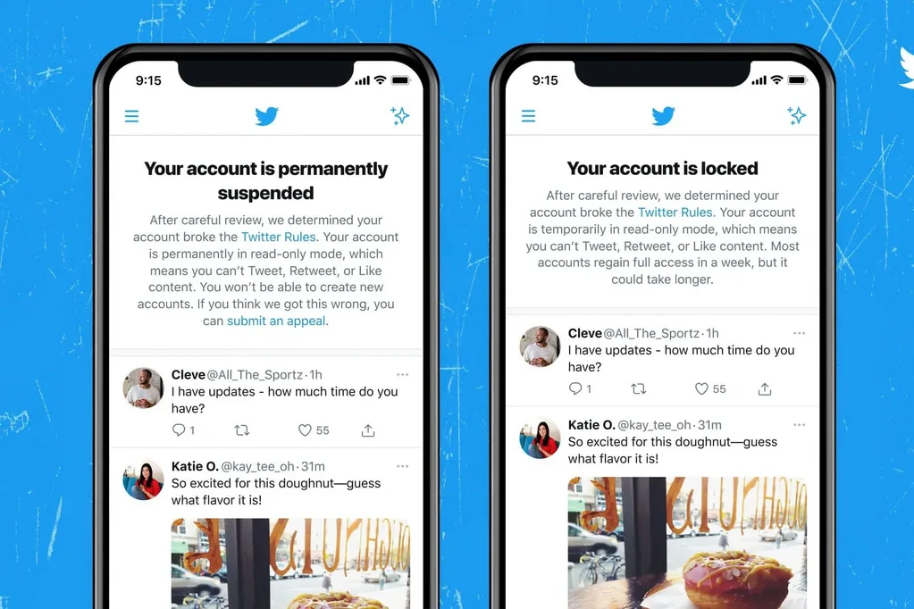 Twitter hesabınız askıya alındığında veya kilitlendiğinde haber verecek