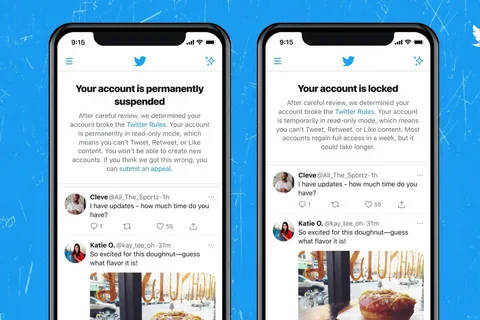 Twitter hesabınız askıya alındığında veya kilitlendiğinde haber verecek