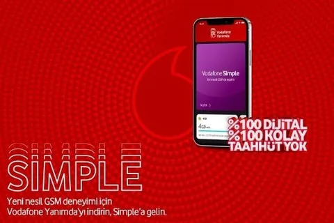 Vodafone Simple ile yeni nesil mobil deneyimi sunuyor