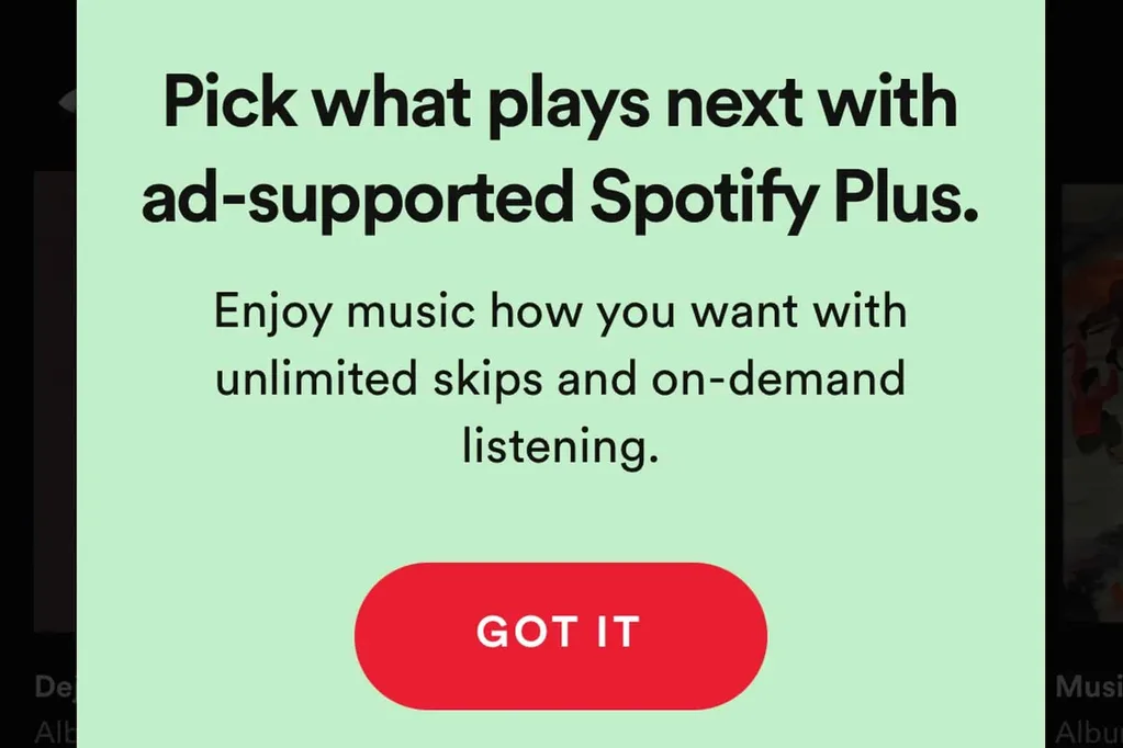 Spotify Plus ile reklamlı, ancak daha az kısıtlamalı yeni bir paket gelebilir