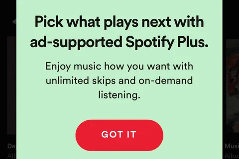 Spotify Plus ile reklamlı, ancak daha az kısıtlamalı yeni bir paket gelebilir