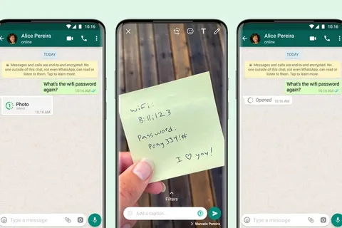 WhatsApp Bir Kez Görüntüle özelliğini kullanıma sundu