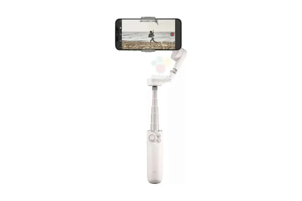 DJI Osmo Mobile 5 bir selfie çubuğu gibi kullanılabilecek