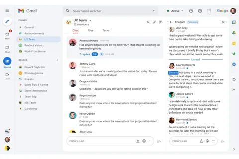 Gmail için yeni iletişim özellikleri ve diğer Workspace yenilikleri
