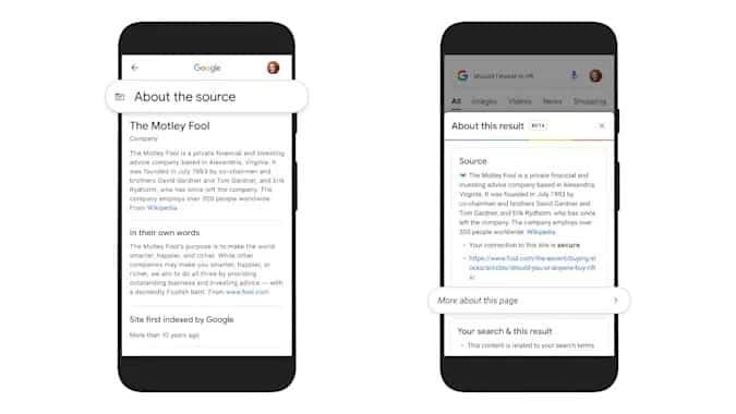 google bu sonuç hakkında