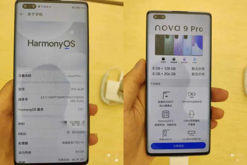 Huawei Nova 9 serisi için yeni sızıntı