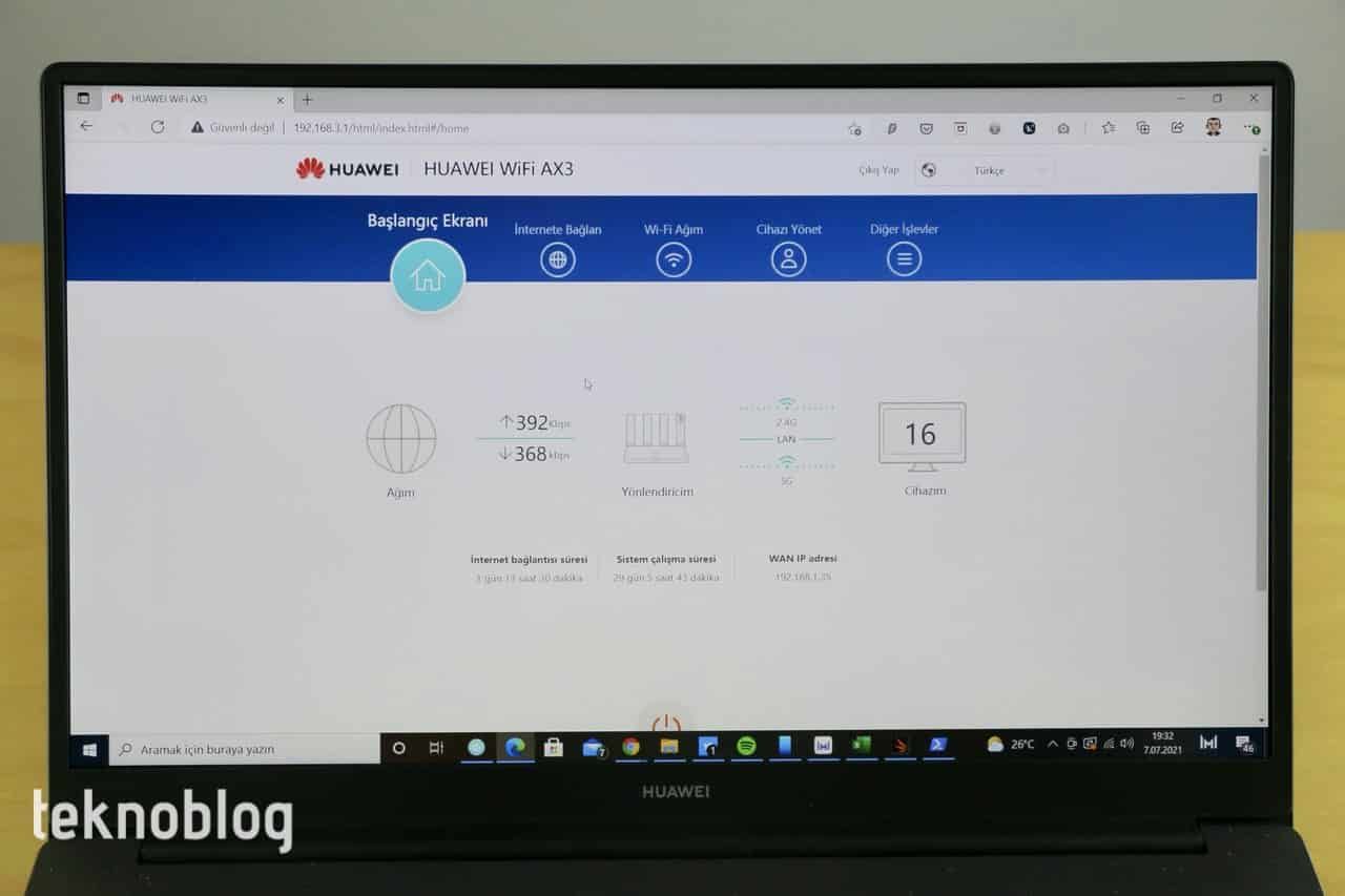 huawei wi-fi ax3 inceleme