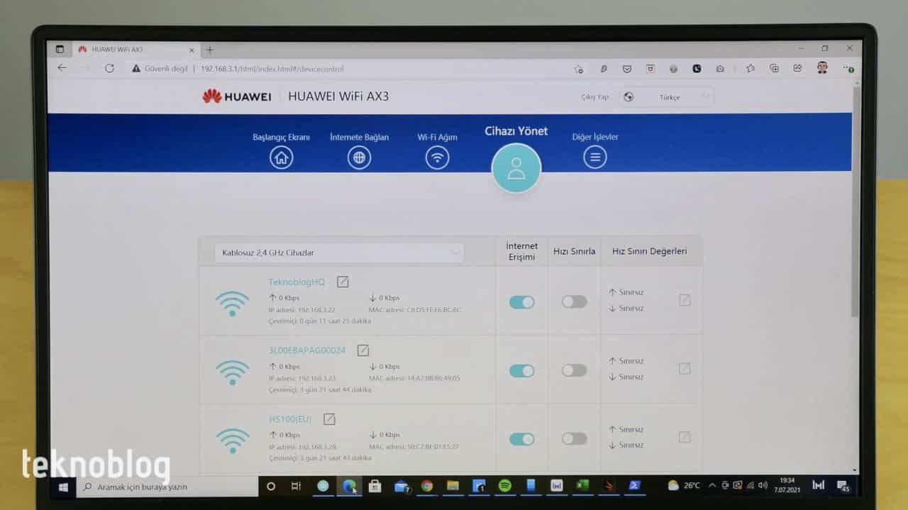 huawei wi-fi ax3 inceleme