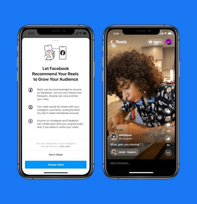 Instagram Reels Facebook Haber Kaynağı’na geliyor