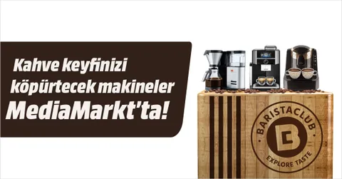 Kahve makinesi satın almak isteyenler için dikkat çekici MediaMarkt indirimleri