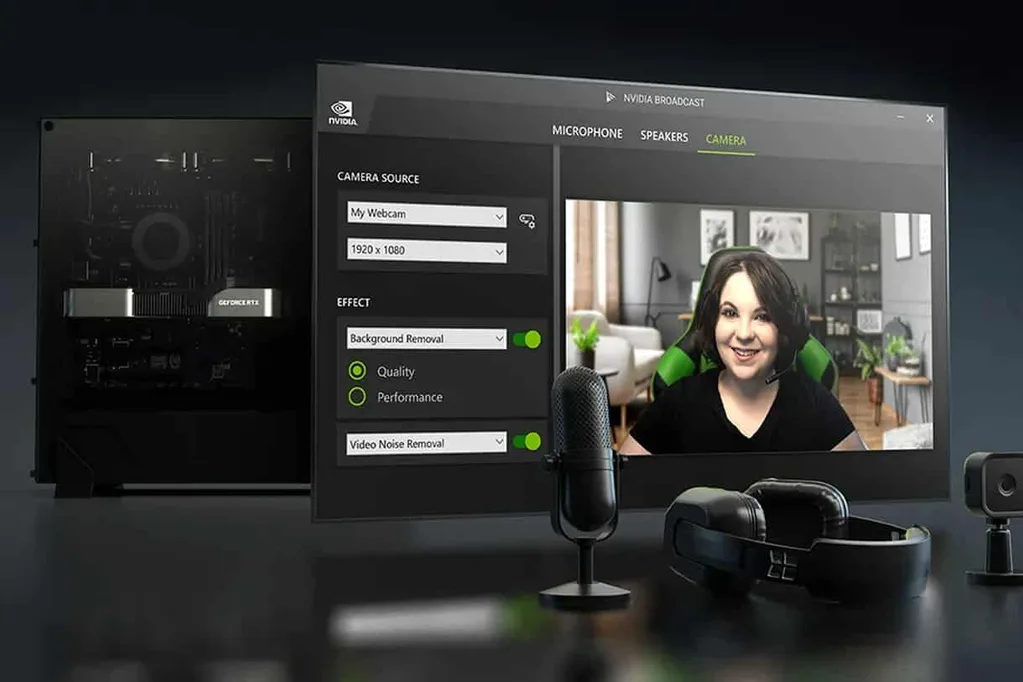 Nvidia Broadcast için daha fazla kamera desteği getiren güncelleme