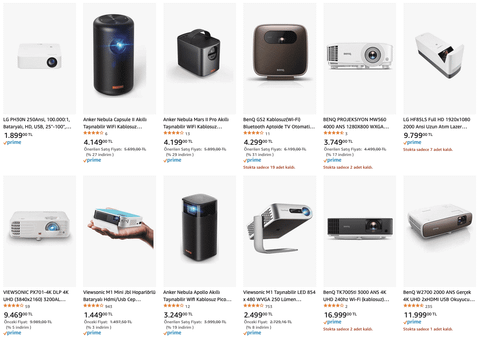 projektör indirim fırsatı