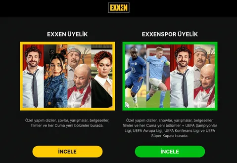 Şampiyonlar Ligi maçlarını yayınlayacak Exxen Spor paketi fiyatlarını açıkladı