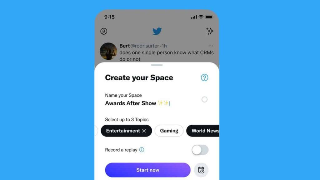 twitter spaces