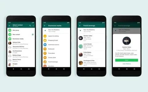 WhatsApp yerel işletme rehberini test ediyor