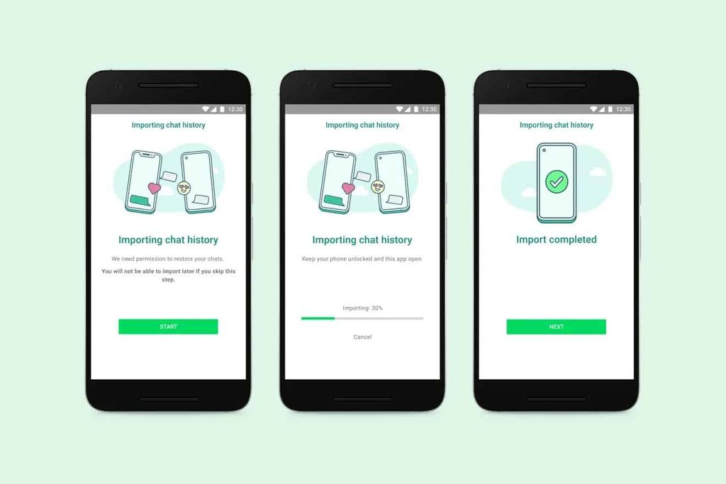 whatsapp iphone samsung android taşıma