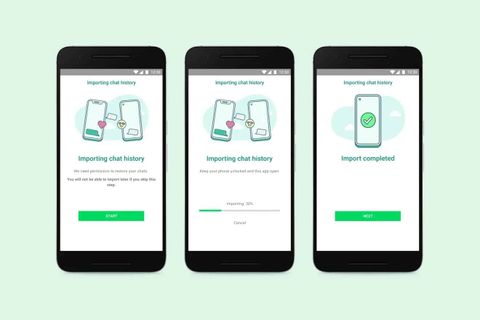 whatsapp iphone samsung android taşıma