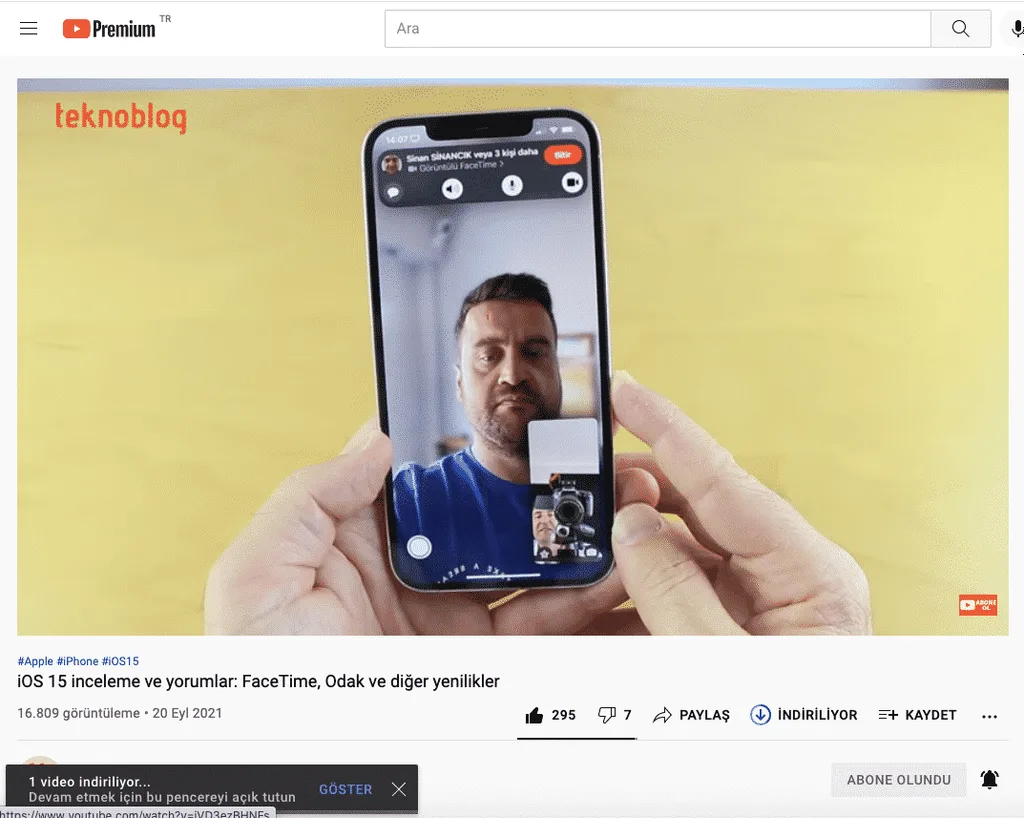 YouTube masaüstüne video indirme özelliğini test ediyor
