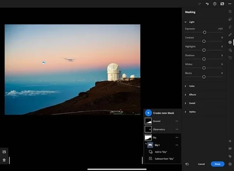 Adobe Lightroom için yapay zekâ destekli yeni özellikler