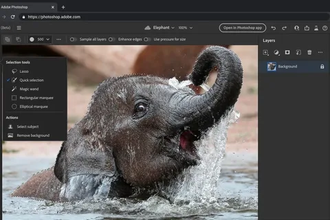 Adobe Photoshop ve Illustrator için web sürümlerini kullanıma sunuyor