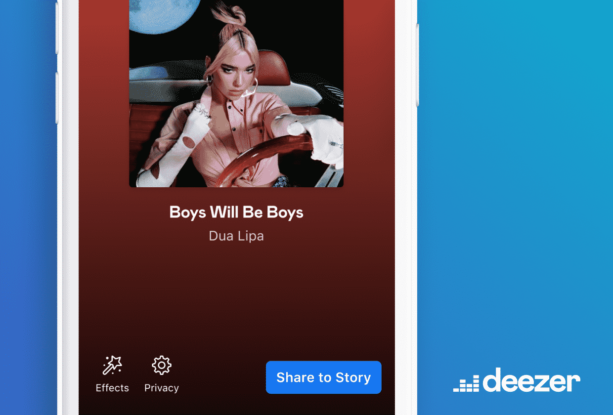 deezer facebook hikayeleri paylaşım