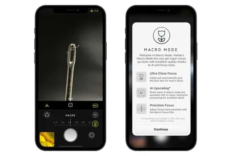 Halide uygulamasına makro modunu getiren güncelleme